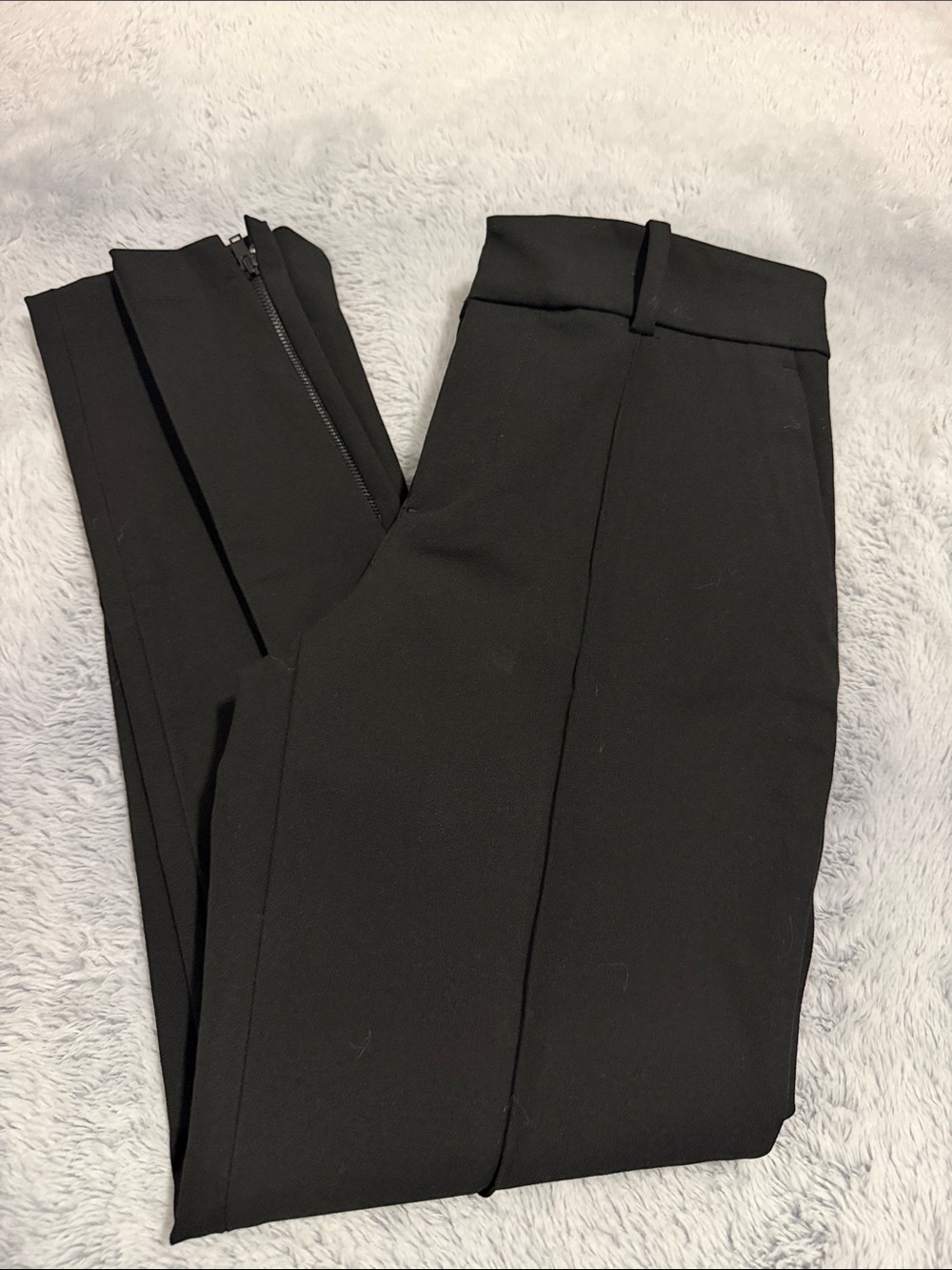 Zara Men's Black Tailored Dress Trousers